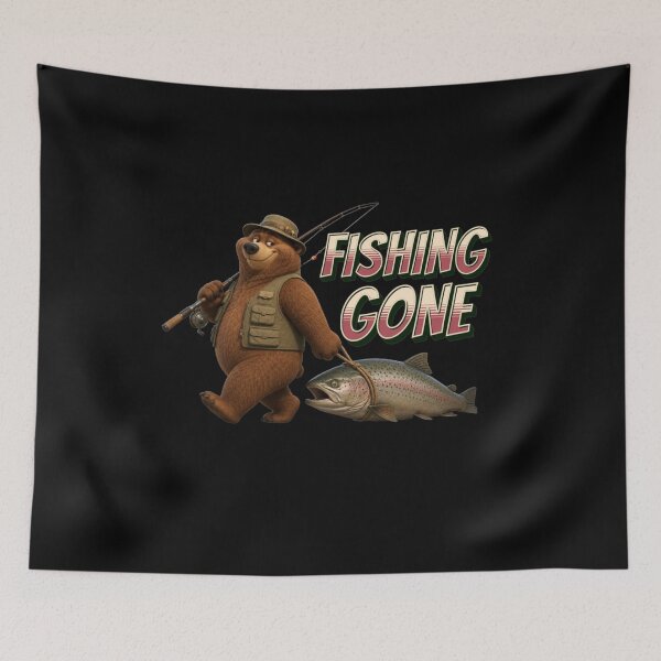 Item preview, Funny Fishing  designed and sold by TheEndDesign.
