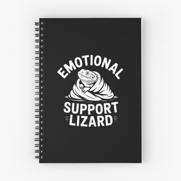 Item preview, Emotional Support Lizard designed and sold by theartfulaspie.