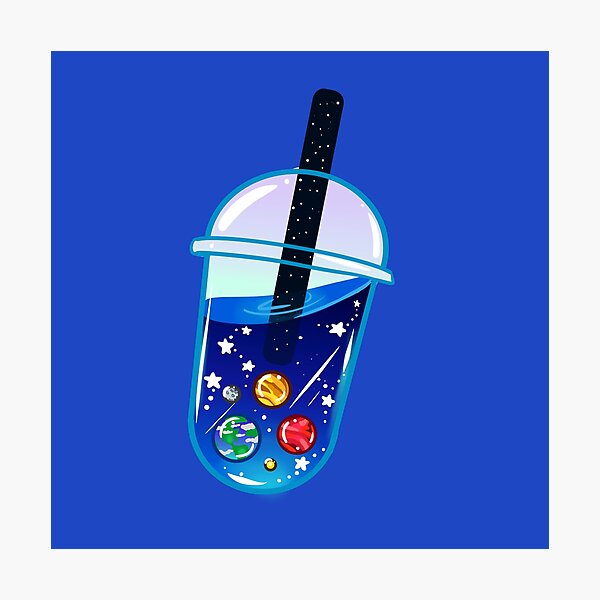 Item preview, Outerspace Boba designed and sold by MarielaArtShop.