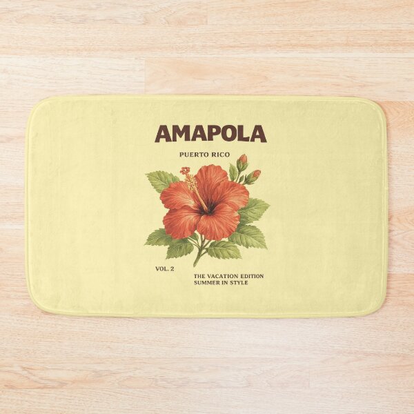 Item preview, Amapola Puerto Rico Vintage Hibiscus Flower Tropical Island Travel Floral Design designed and sold by creatingmouseshop.