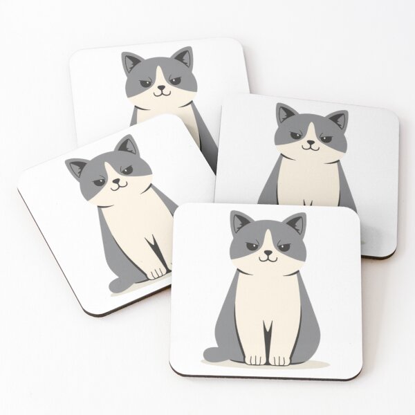 Item preview,  Judgy Cat Is Not Impressed — Funny Cat Meme Sticker designed and sold by kmf1313.