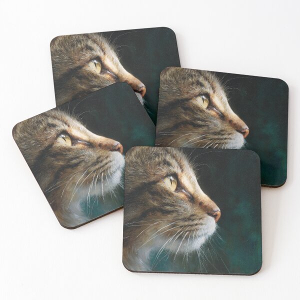 Item preview, Majestic Siberian Cat Golden Eyes Oil Painting designed and sold by Paolo-Bandal.