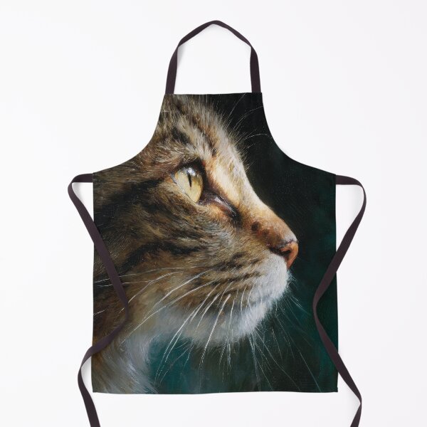 Item preview, Majestic Siberian Cat Golden Eyes Oil Painting designed and sold by Paolo-Bandal.