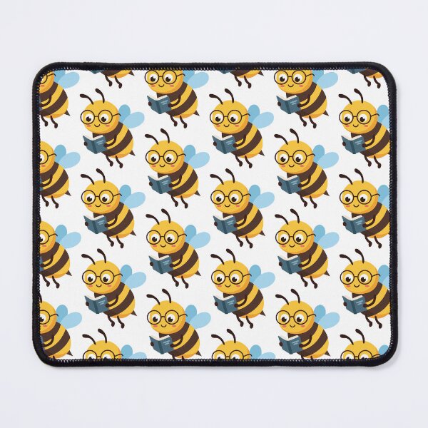Item preview, Cute Reading Bee Illustration designed and sold by BetweenForms.