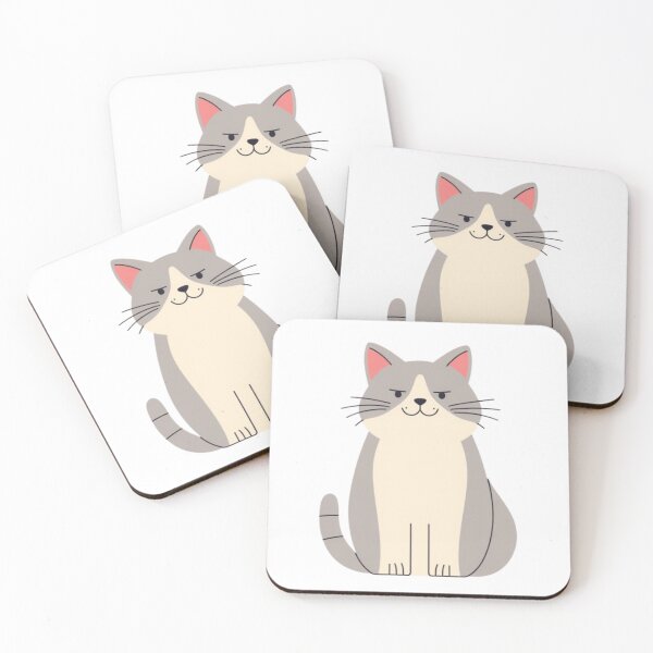 Item preview,   Judgy Cat Is Not Impressed — Funny Cat Meme Sticker designed and sold by kmf1313.