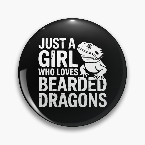 Item preview, Just A Girl Who Loves Bearded Dragons designed and sold by theartfulaspie.