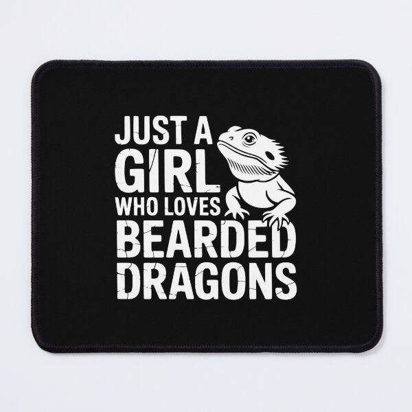 Item preview, Just A Girl Who Loves Bearded Dragons designed and sold by theartfulaspie.
