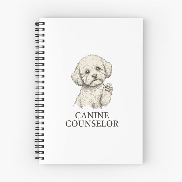 Item preview, Canine Counselor Poodle Therapy Dog Sketch designed and sold by GiggleInkTees.