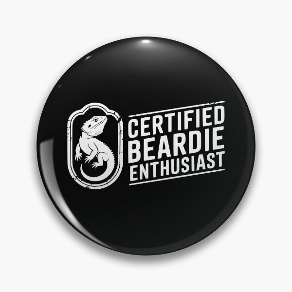 Item preview, Certified Beardie Enthusiast designed and sold by theartfulaspie.