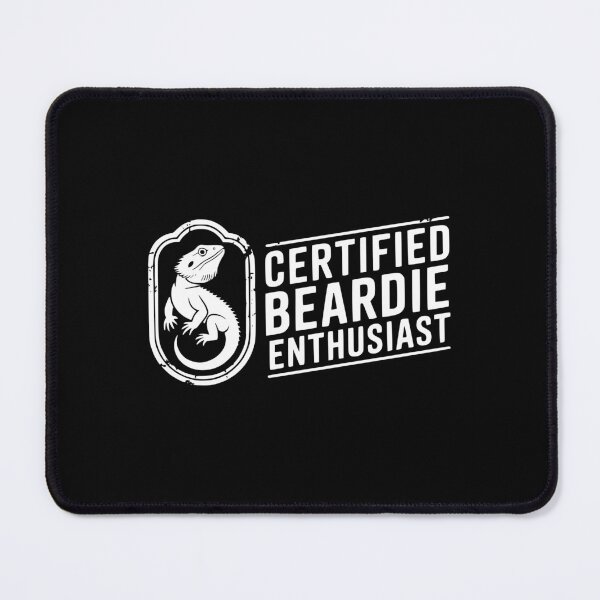 Item preview, Certified Beardie Enthusiast designed and sold by theartfulaspie.