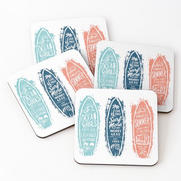 Item preview, Vintage Surf Beach Summer Vacation designed and sold by YalenArt.