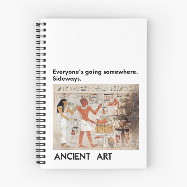 Item preview, Ancient Egyptian Art T-Shirt | Everyone's Going Somewhere Sideways | Art History Gift | Funny Ancient Art Tee designed and sold by Meimiro.