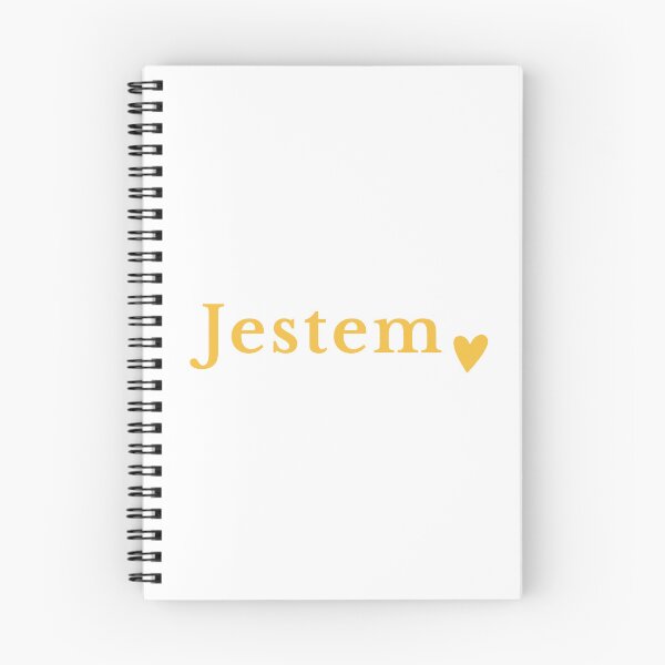 Item preview, Minimalist Jestem Polish Affirmation Small Yellow Heart designed and sold by LekkieStudioArt.