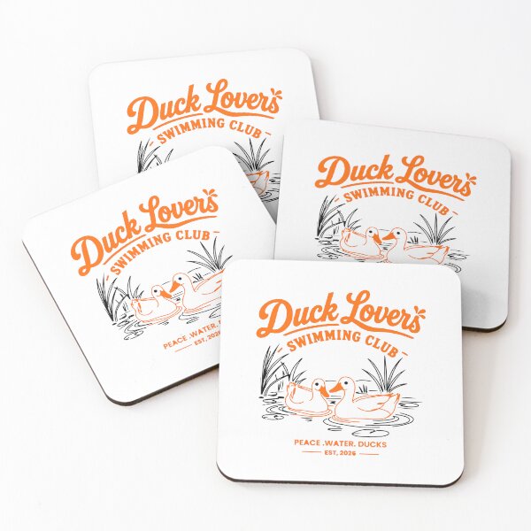 Item preview, Duck Lovers Swimming Club Vintage Duck T-Shirt Design. designed and sold by Tonutanustylora.
