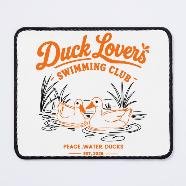 Item preview, Duck Lovers Swimming Club Vintage Duck T-Shirt Design. designed and sold by Tonutanustylora.