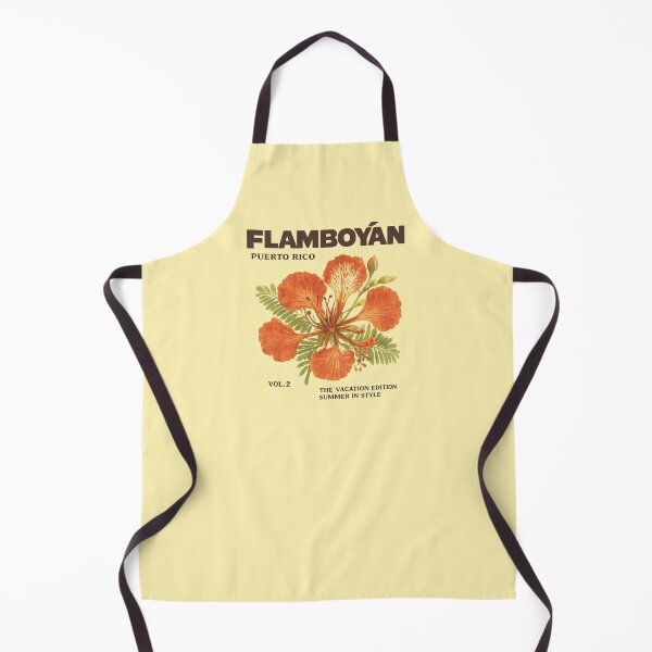 Item preview, Flamboyan Puerto Rico Tropical Flower Vintage Caribbean Botanical Design designed and sold by creatingmouseshop.