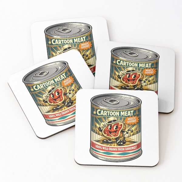 Item preview, Can of delicious cartoon character meat, fresh drawn and ready to eat.  designed and sold by Gunnar Hermansen.