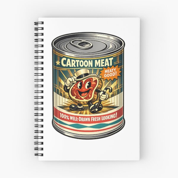 Item preview, Can of delicious cartoon character meat, fresh drawn and ready to eat.  designed and sold by Gunnar Hermansen.