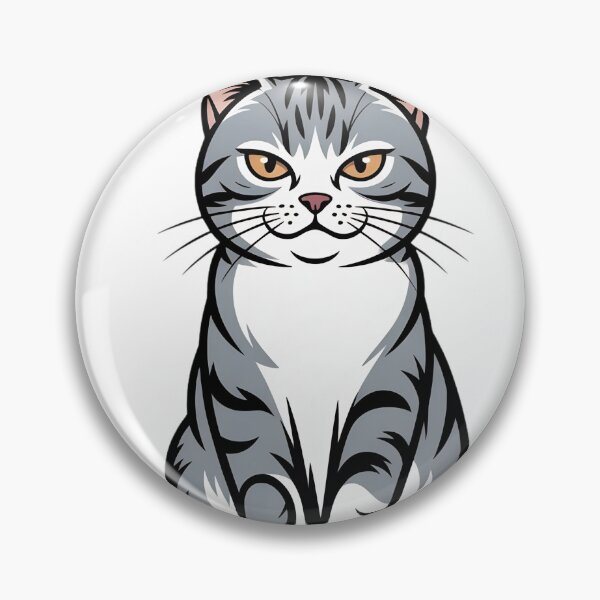 Item preview,  Judgy Cat Is Not Impressed — Funny Cat Meme Sticker designed and sold by kmf1313.