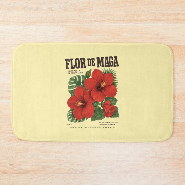 Item preview, Flor de Maga Puerto Rico Vintage Tropical Flower Botanical Island Design designed and sold by creatingmouseshop.