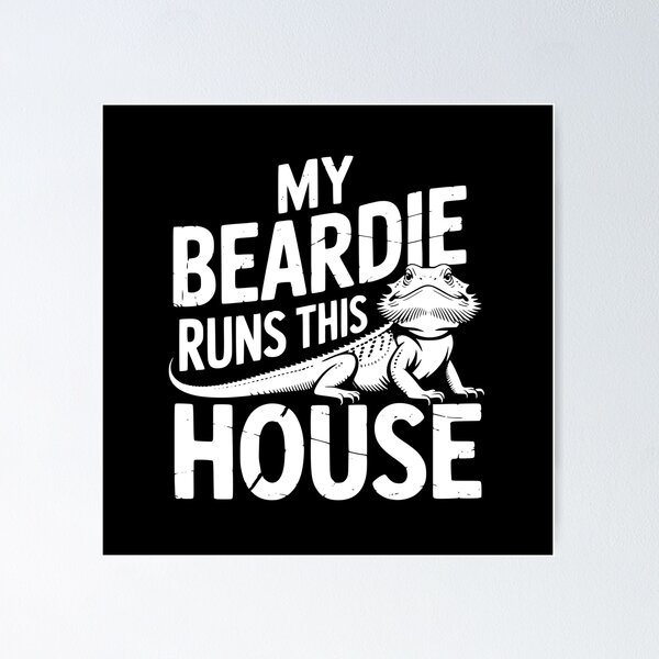 Item preview, My Beardie Runs This House designed and sold by theartfulaspie.