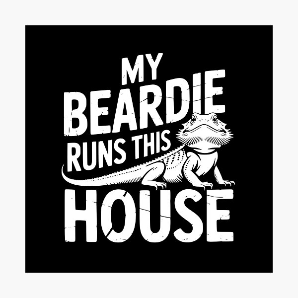 Item preview, My Beardie Runs This House designed and sold by theartfulaspie.
