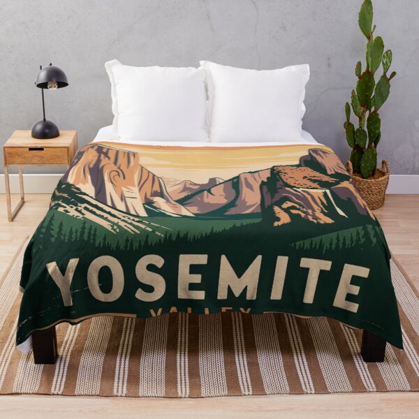 Item preview, Vintage Yosemite Style National Park Poster designed and sold by M&M Lifestyle Hub.