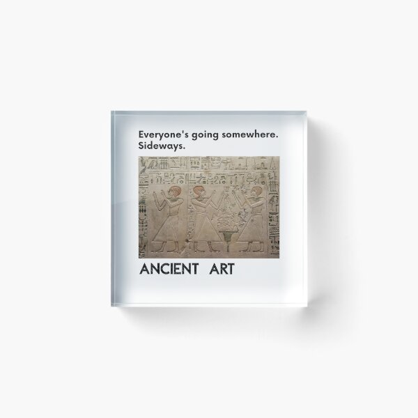 Item preview, Ancient Egyptian Art T-Shirt | Everyone's Going Somewhere Sideways | Art History Gift | Funny Ancient Art Tee designed and sold by Meimiro.
