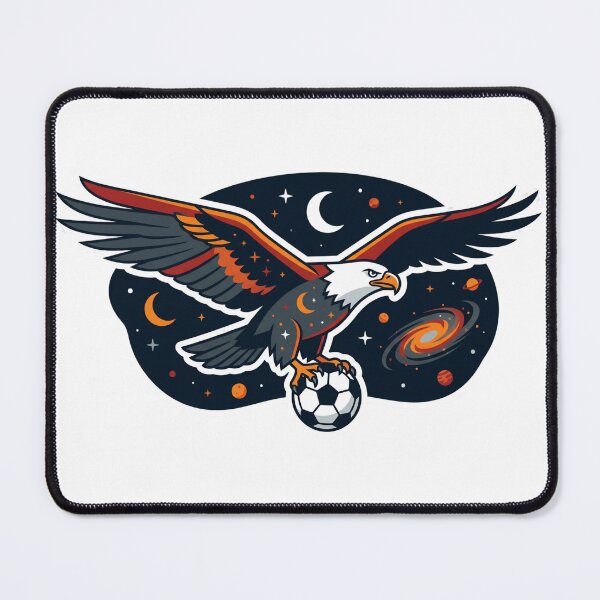 Item preview, Cosmic Bald Eagle: The Interstellar Striker designed and sold by NadinGerasi.