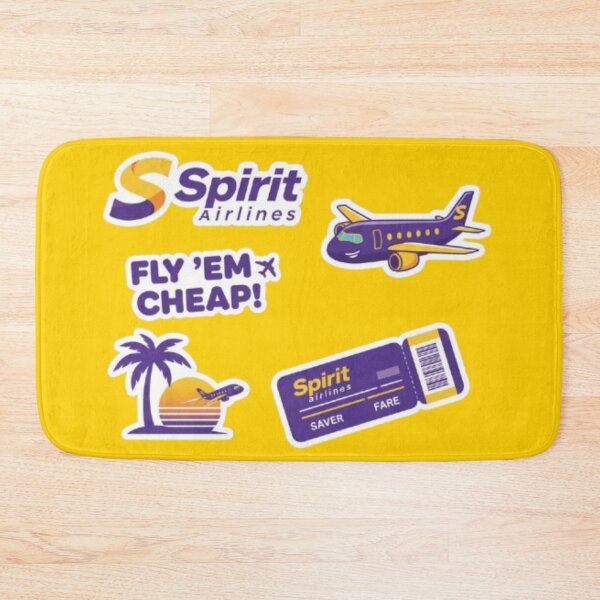 Item preview, Spirit Airlines Skeleton Sticker Pack | Funny Aviation Humor Stickers designed and sold by Yasmine Mohammed.