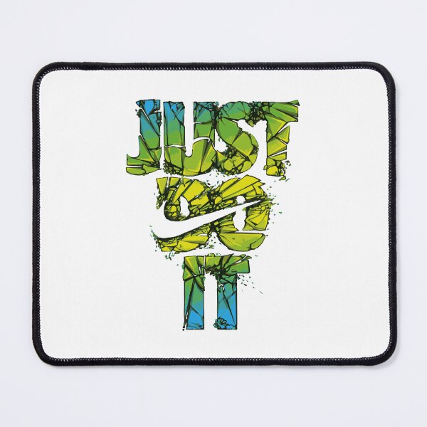 Item preview, Just Do It Shattered Glass Aesthetic - Neon Green and Blue designed and sold by 1001T-Shirt.