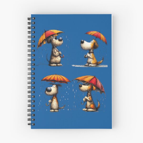 Aperçu de l'œuvre 4 chiens sous la pluie créée et vendue par Palmtree94.