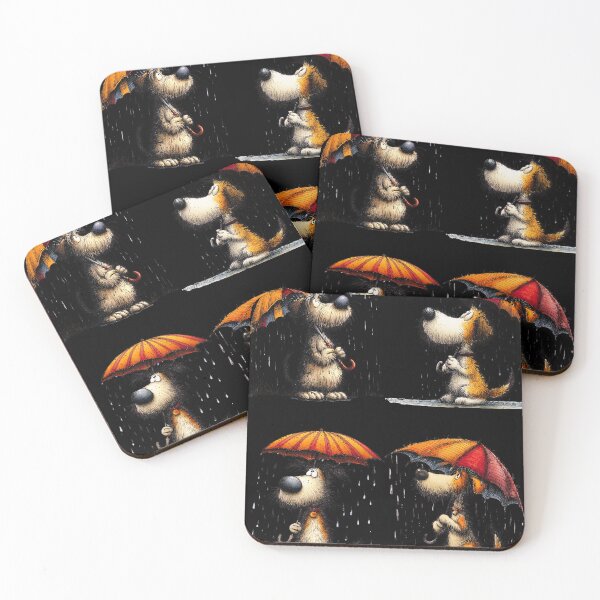 Item preview, 4 Dogs in raining  designed and sold by Palmtree94.