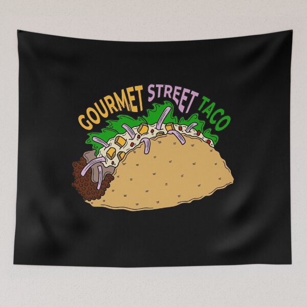 Item preview, Loaded Gourmet Street Taco With Fresh Toppings designed and sold by spam-food-2026.