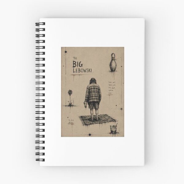 Item preview, The Big Lebowski Chaos Notebook Poster designed and sold by Dead Poets Apparell.
