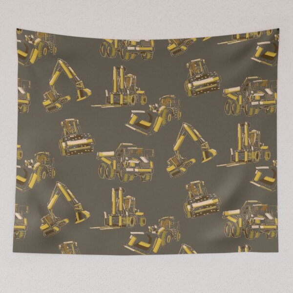 Item preview, Industrial Construction Equipment Pattern Modern Trades Decor designed and sold by TheTradesStore.