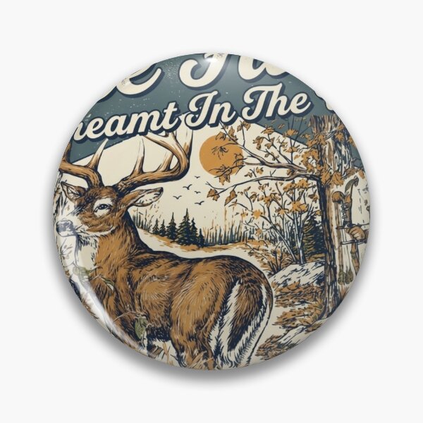 Item preview, Retro Archery Deer Hunting Mountain Wilderness designed and sold by Dust And Doom.