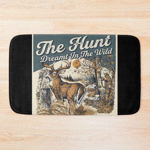 Item preview, Retro Archery Deer Hunting Mountain Wilderness designed and sold by Dust And Doom.