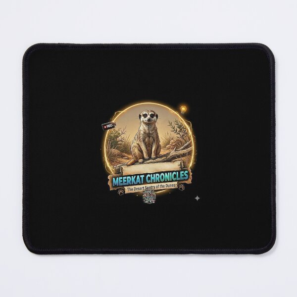 Item preview, The Desert Sentry: Meerkat Chronicles | Wildlife Art designed and sold by AnimalWorldChronicles.