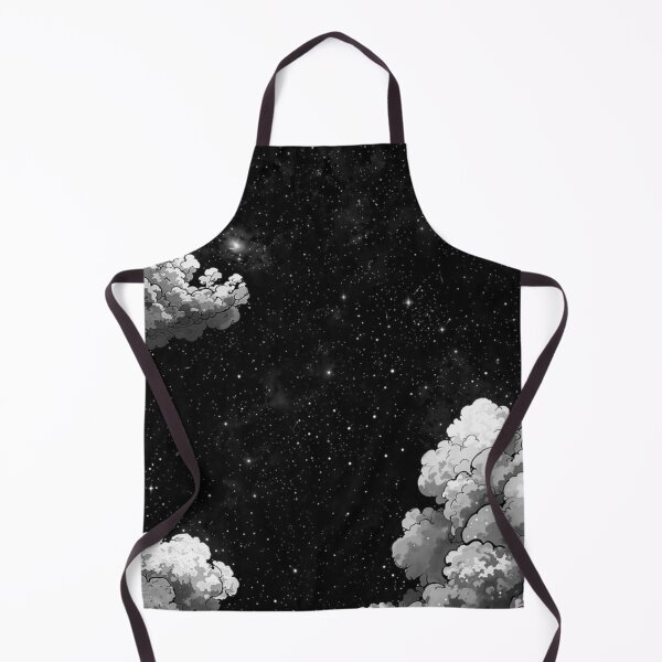Item preview, Clouds and stars black designed and sold by ItsAllYellow.