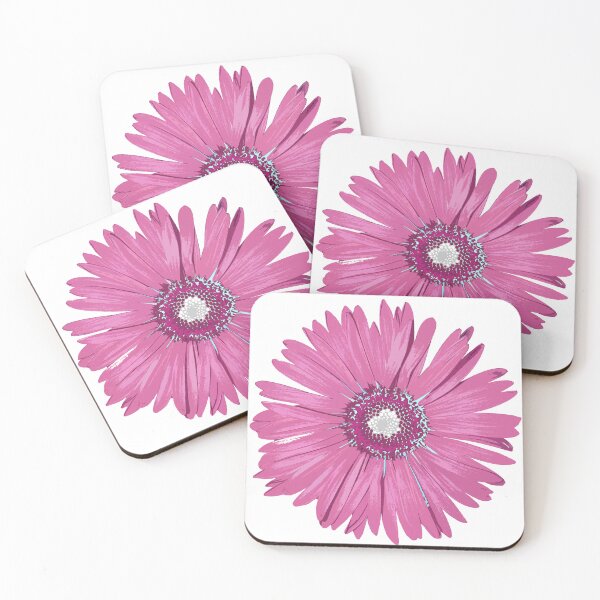 Item preview, Pink Daisy Flower Botanical Floral Garden Pop Art designed and sold by Sharon Cummings Art.