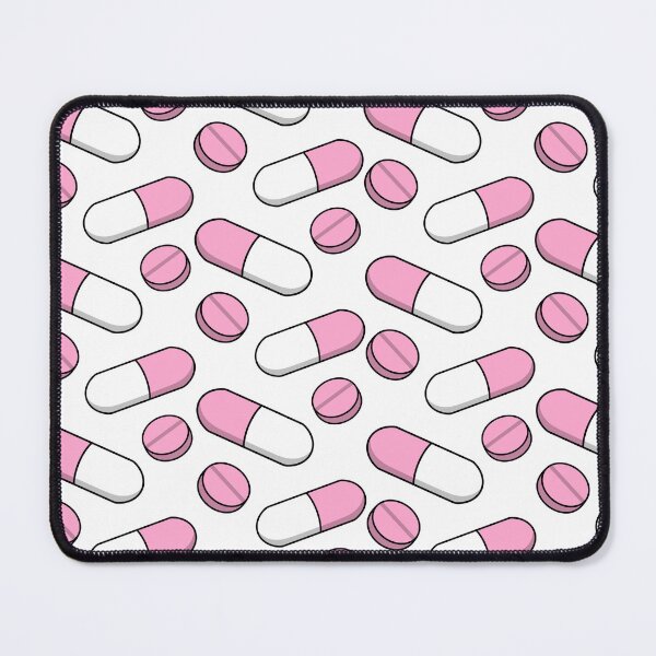 Item preview, Pink medicine aesthetic repeating pattern designed and sold by Nesstitches.