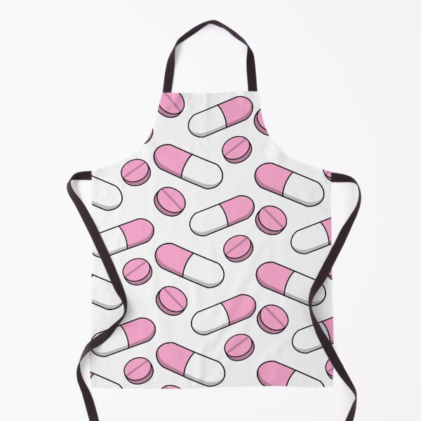 Item preview, Pink medicine aesthetic repeating pattern designed and sold by Nesstitches.