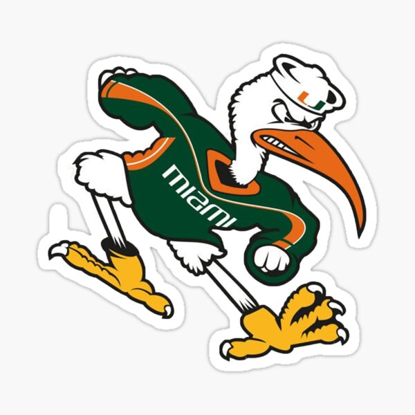 University of Miami Car Magnet Set - Game Day Dots - Stickers