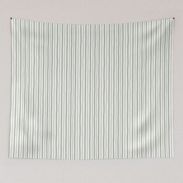 Item preview, Sage Green Hand Drawn Vertical Stripes | Minimalist Organic Sage Lines | Soft Sage Coastal Striped Pattern | Minimalist Nature Green Stripes | Modern Farmhouse Sage Stripes designed and sold by VivaFy.