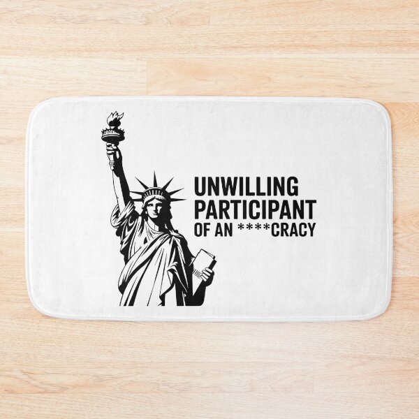 Item preview, Unwilling Participant of an Idiocracy | Sarcastic Political Humor Statue Design designed and sold by ArcticFoxStudio.