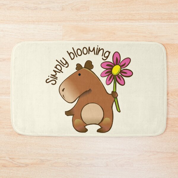 Item preview, Capybara simply blooming designed and sold by Konopikyu.