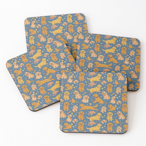 Item preview, Cute Golden Retriever Puppy Pattern designed and sold by Petsthetic.