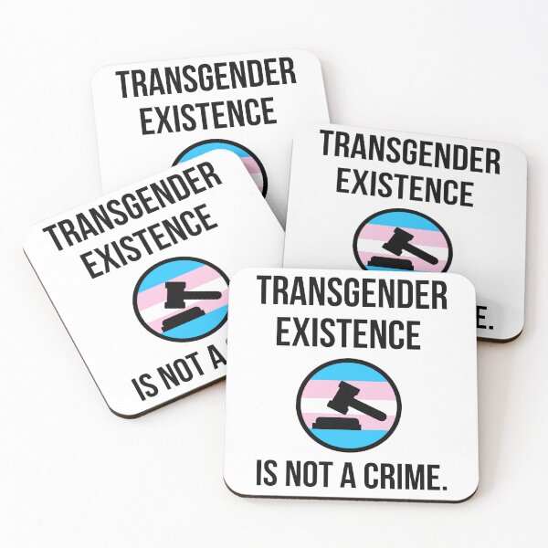 Item preview, Transgender existence is not a crime.  designed and sold by Rachel the Artist .