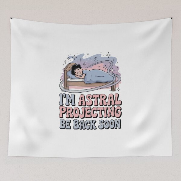 Item preview, I'm Astral Projecting, Be Back Soon! Bed Design designed and sold by Peter Stawicki.